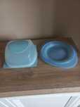 Tupperware pojemnik na ser i durszlak