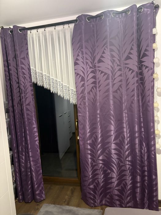 Zasłony fioletowe