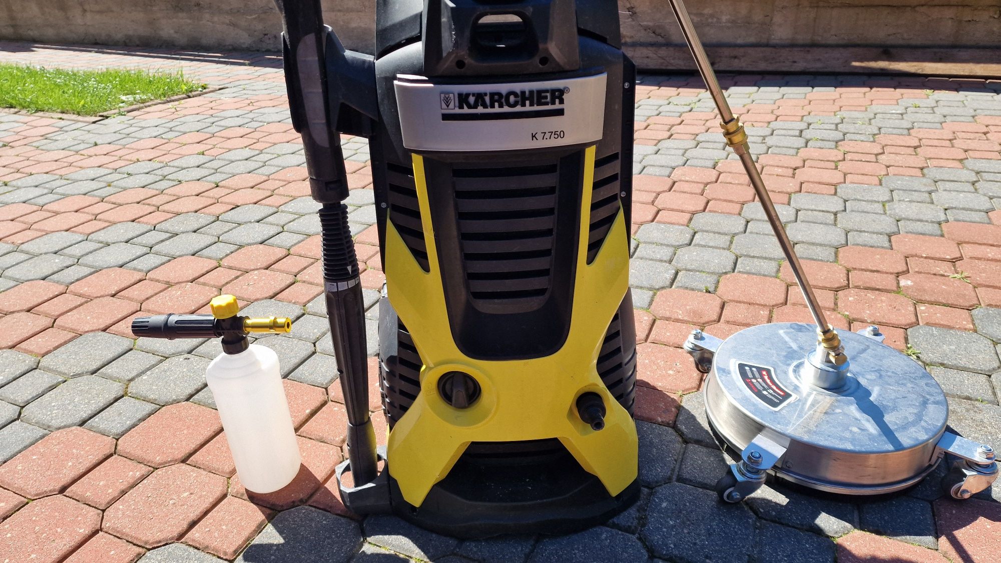 Myjka ciśnieniowa KARCHER K7. 750, pianownica, T-racer stal nierdzewna