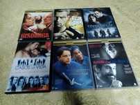 Lote de 6 dvd  novos com caixa