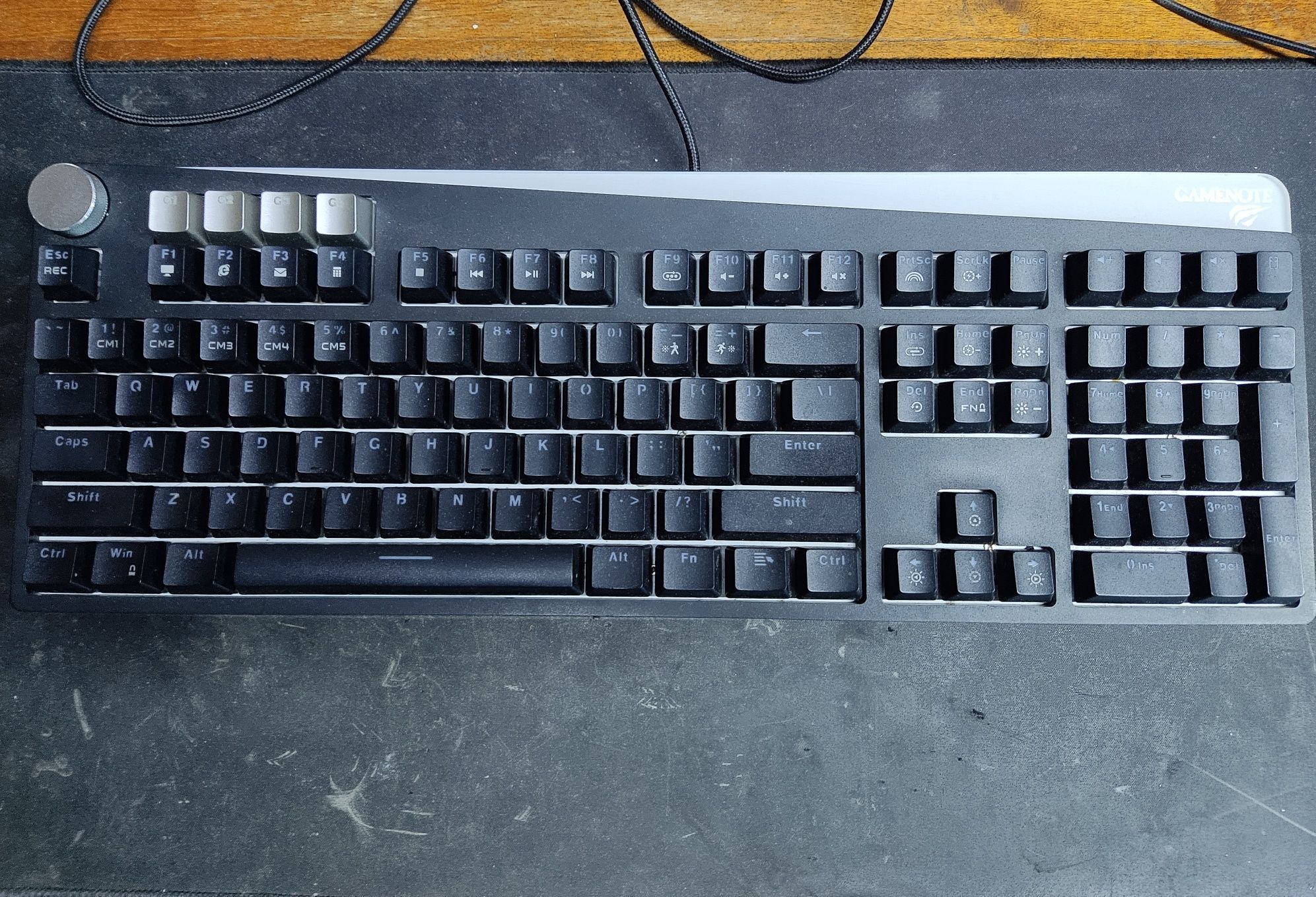 Klawiatura mechaniczna Havit Gamenote KB473L Gamingowa RGB Outemu Blue