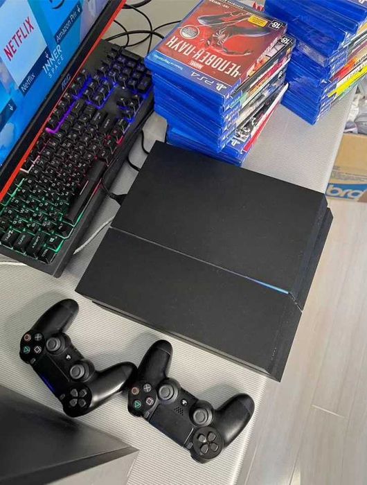 Стан 5/5‼️ Приставка Sony Playstation Ps4 Fat 500gb + Ігри