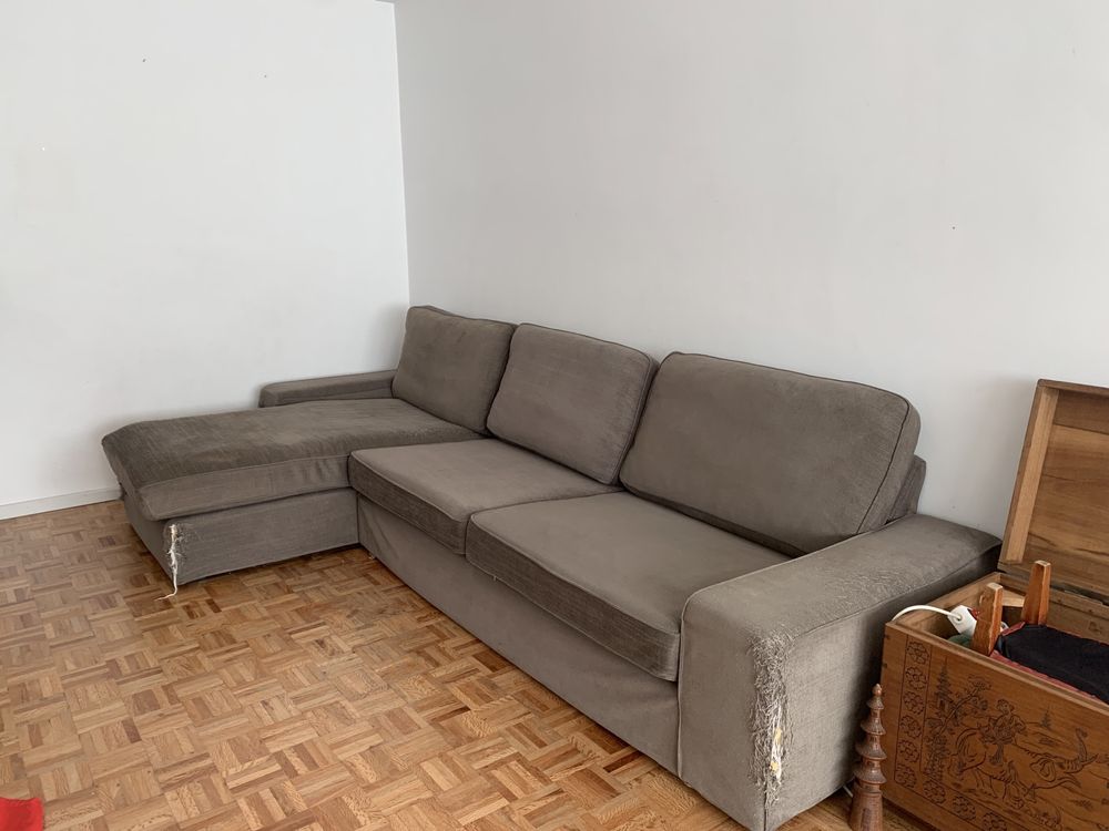 Sofa Ikea com chaise longue