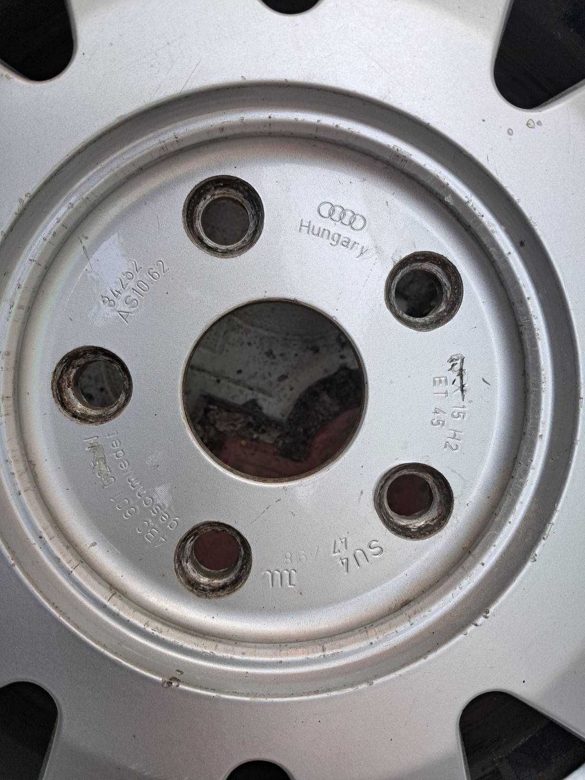 Диски 5х112 R15 6J ET45 комплект 4шт в гарному стані made in Hungary