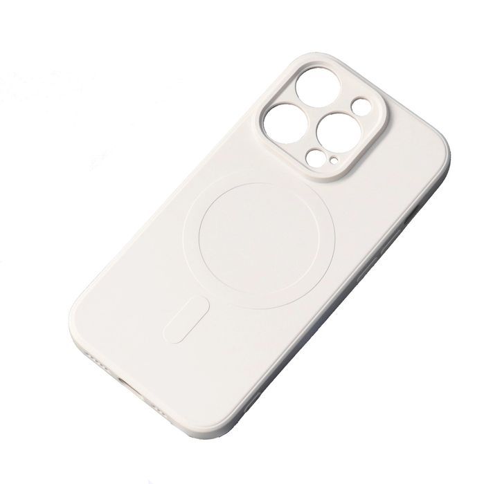Etui Silicone Case z MagSafe na Samsung Galaxy A16 5G - beżowe