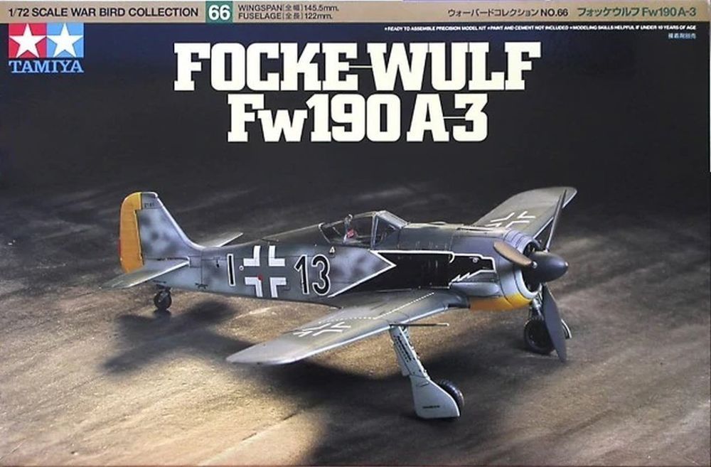 Tamiya 60766 Focke-Wulf Fw190 A-3 1/72 model do sklejania