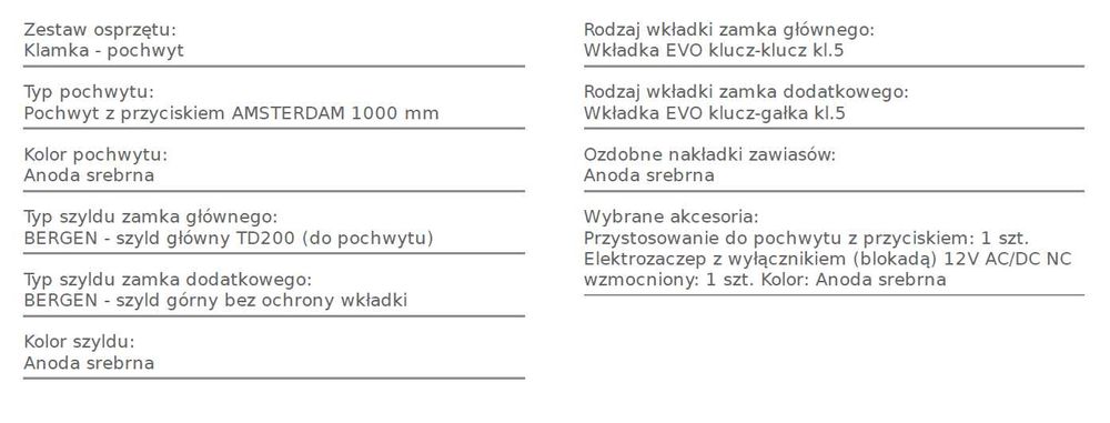 Drzwi zewnętrzne GERDA thermo premium z montażem