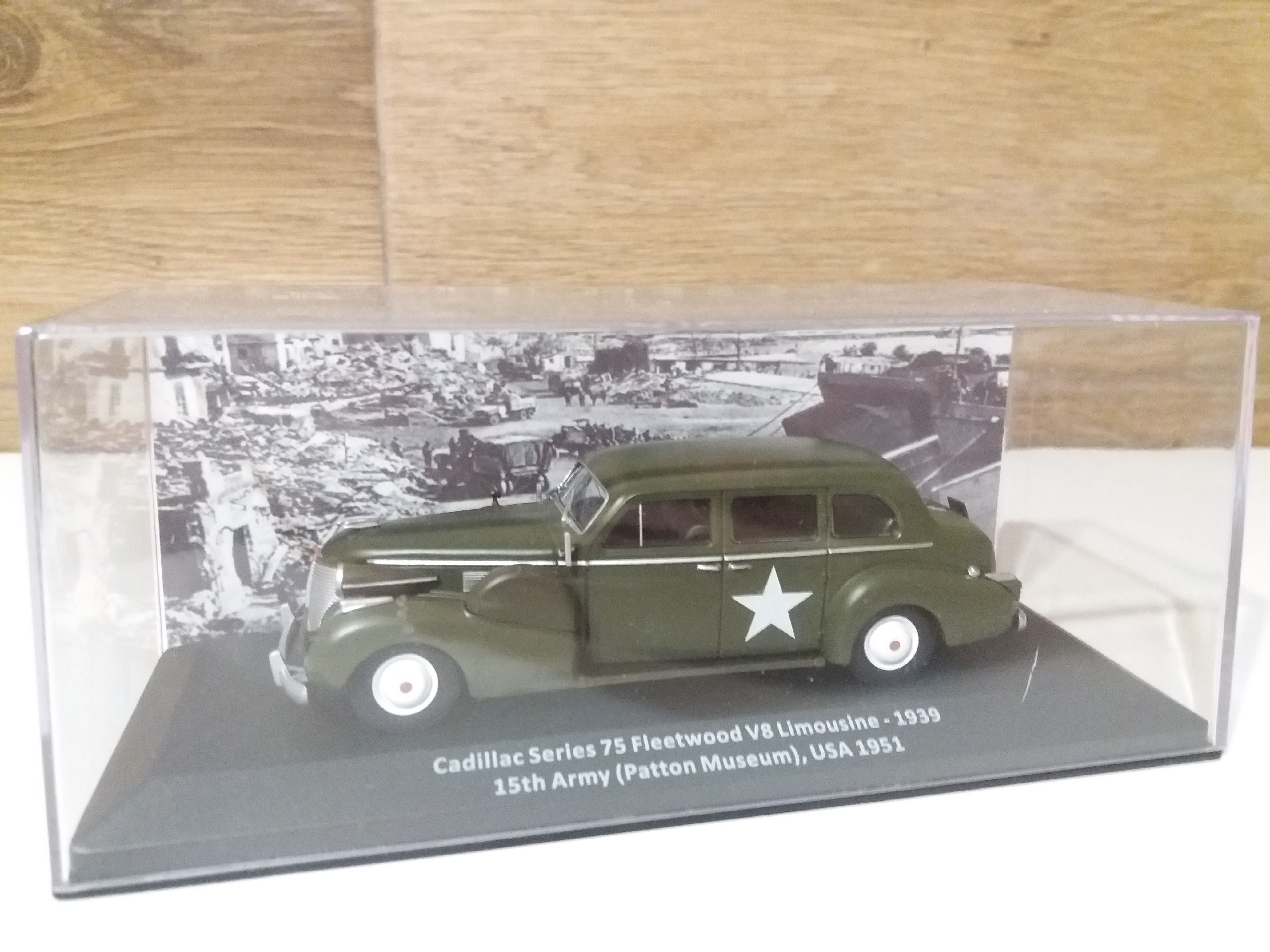 model Cadillac series 75 Fleetwood V8 limousine- 1939 15th Army