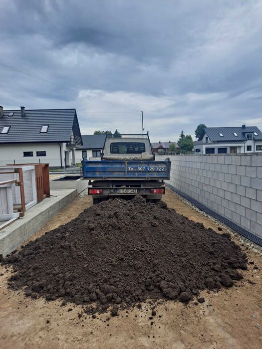 Siana ziemia ogrodowa humus czarnoziem Kraków i okolice mała wywrotka