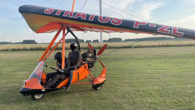 Motolotnia Rotax 582 ze skrzydłem Stratus P2L