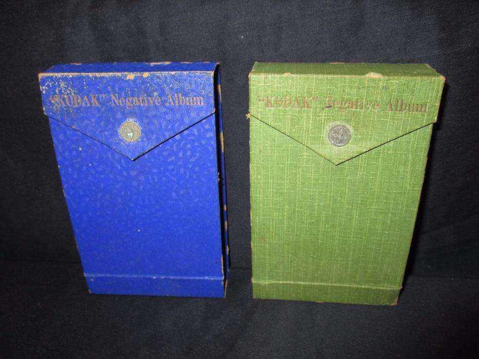 Caixas e album fotografia e slide Agfa Ferrania Kodak Minolta Vintage
