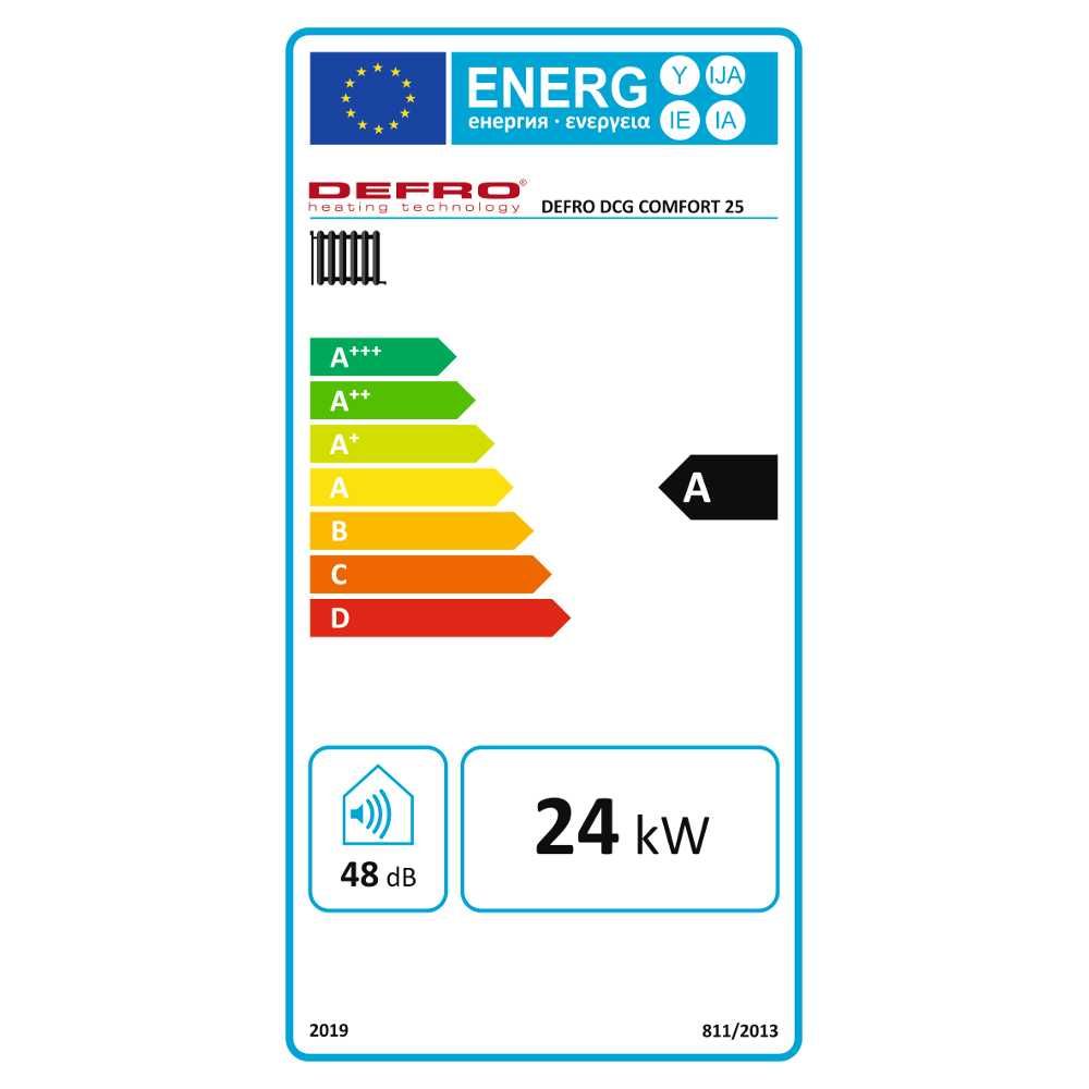 Kocioł, piec gazowy DEFRO DCG COMFORT 25 1-F | 2-F (2,5-24 kW)
