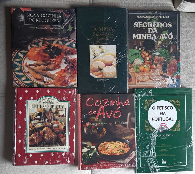 Lote livros sobre Cozinha