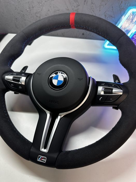 Кермо М алькантара BMW F30 F32 F10 F15 F25 F22 руль бмв ф30 ф32 ф15