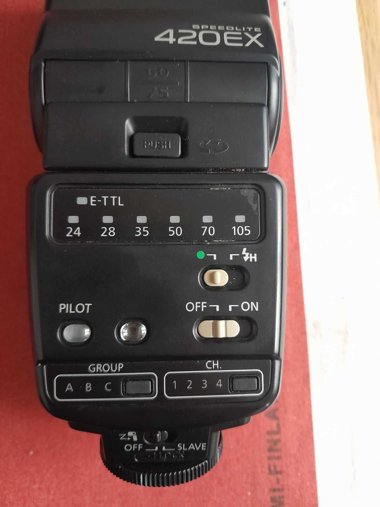 Flash Canon Speedlite 420EX + Bolsa