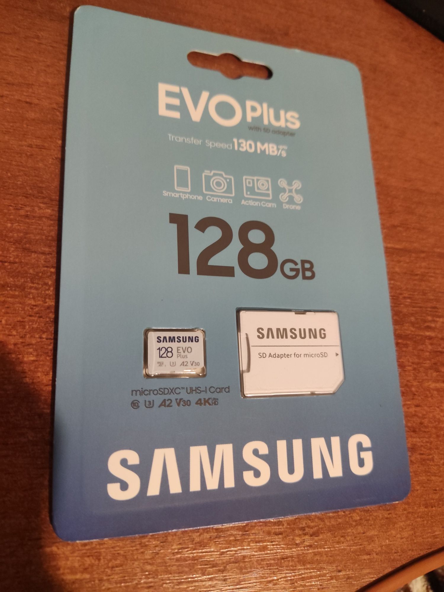 100% Оригінал Samsung EVO Plus microSD 128GB Switch Vita