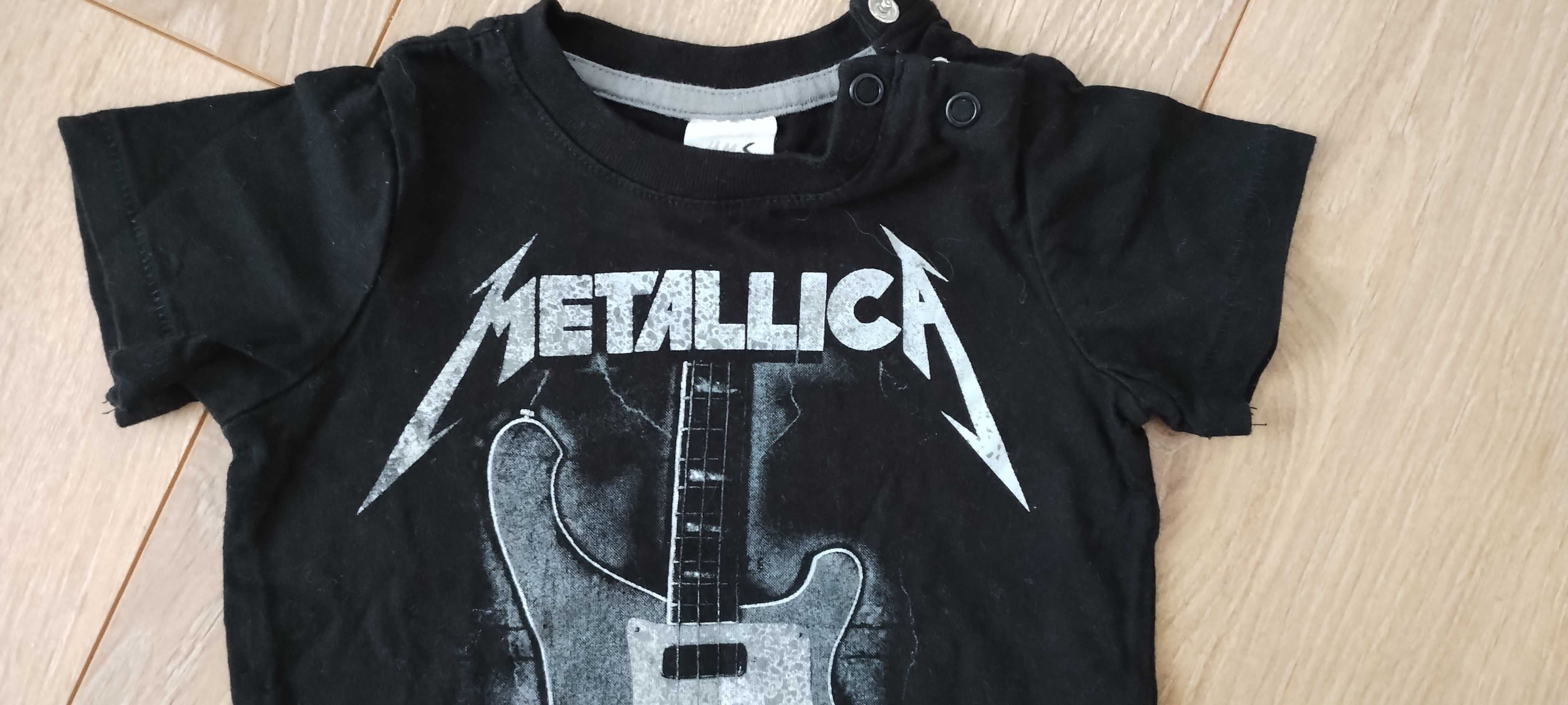 metallica dla niemowlaka tshirt 68 cm