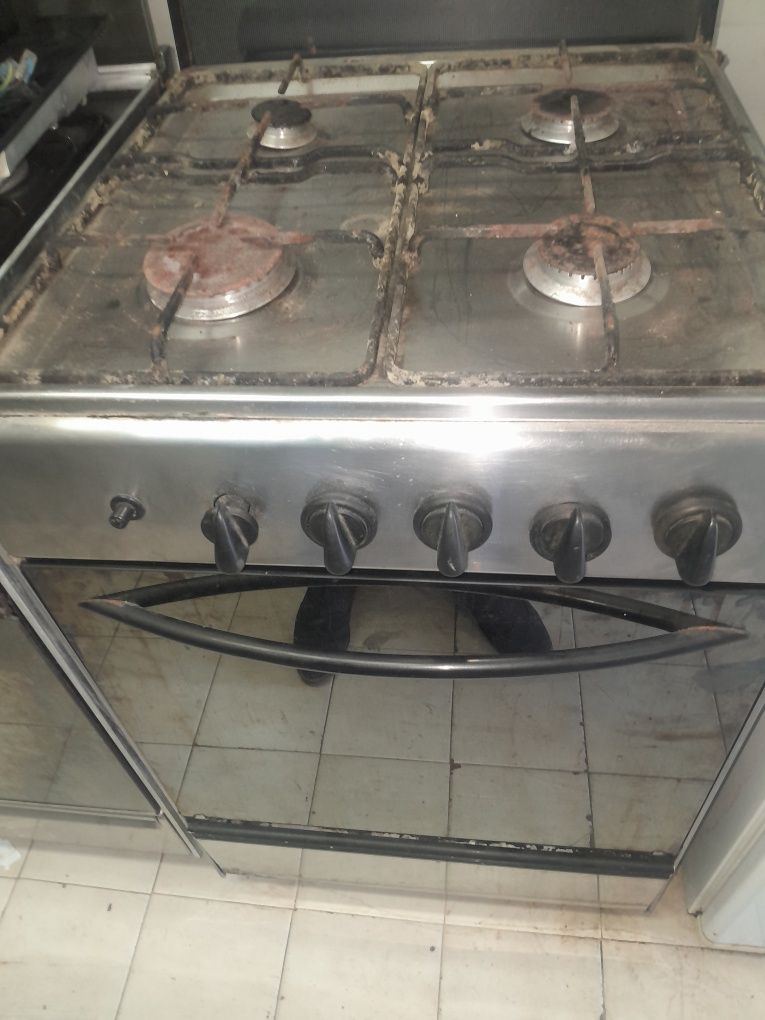 Fogao alto  inox gas bilha 80€