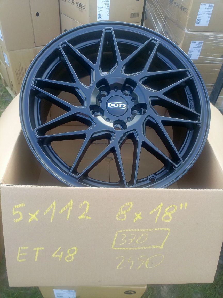 Nowe felgi aluminiowe DOTZ 5x112 et48 8jx18 audi seat VW Skoda Mercede