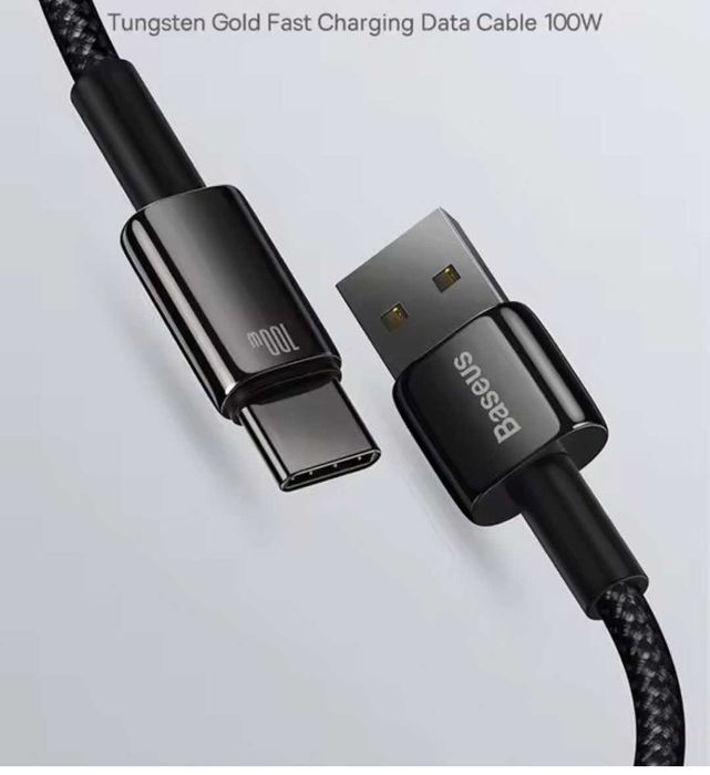 надійний type c кабель від базеус на 100 ват кабель baseus