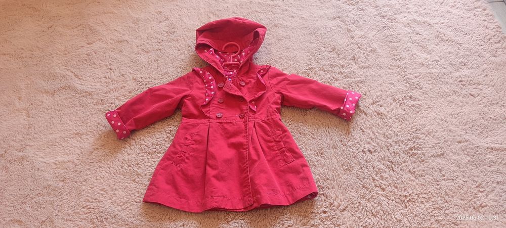 Kurtka płaszczyk wiosenny lub wczesna jesień rozmiar 74