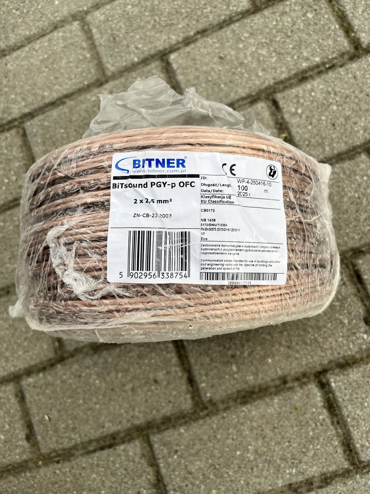 BITNER Przewód głośnikowy BITSOUND PGY-P 2x2,5