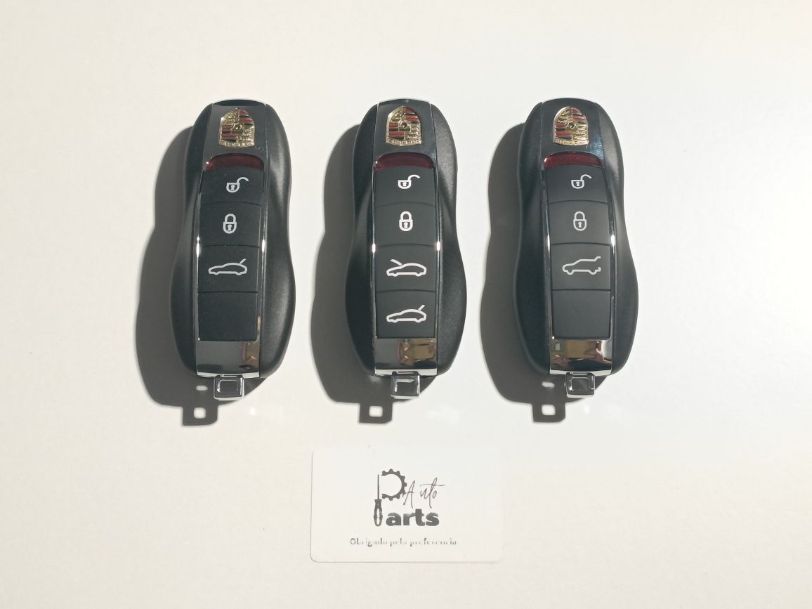 Carcaças de chaves Porsche 3 e 4 botões