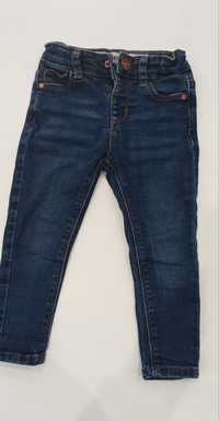 Jeansy dżinsy skinny rurki dla dziewczynki, Denim Co., 86-92