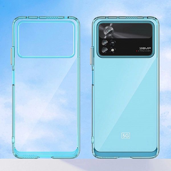 Etui Outer Braders z Ramką do Xiaomi Poco X4 Pro 5G niebieski
