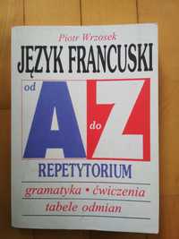 Książka Repetytorium od A do Z język francuski Piotr Wrzosek