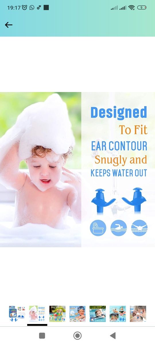 Protetor ouvidos criança. Portes grátis