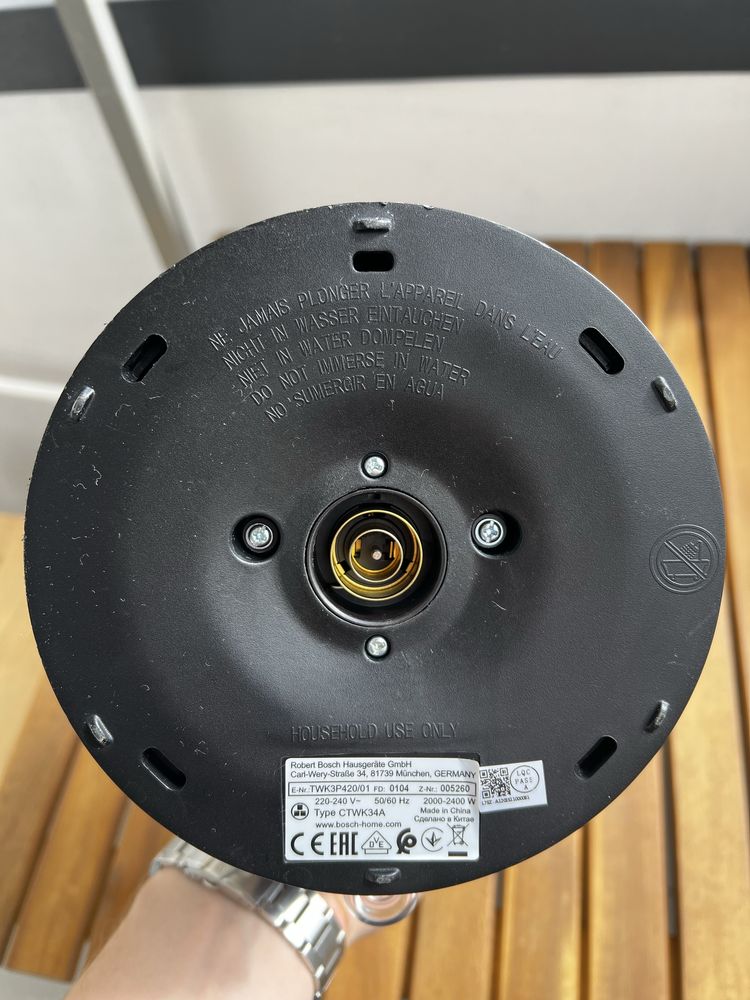 Электрочайник BOSCH DesignLine TWK3P420