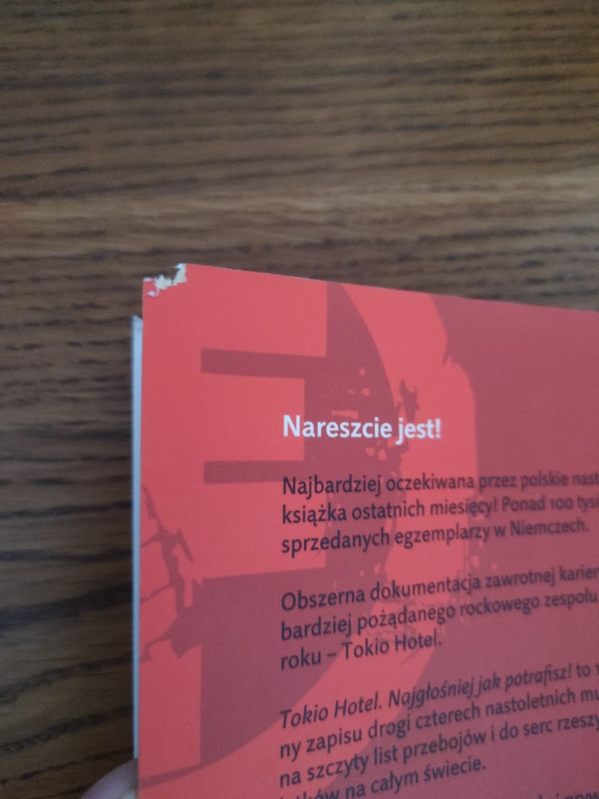 Tokio hotel książka Najgłośniej jak potrafisz unikat vintage