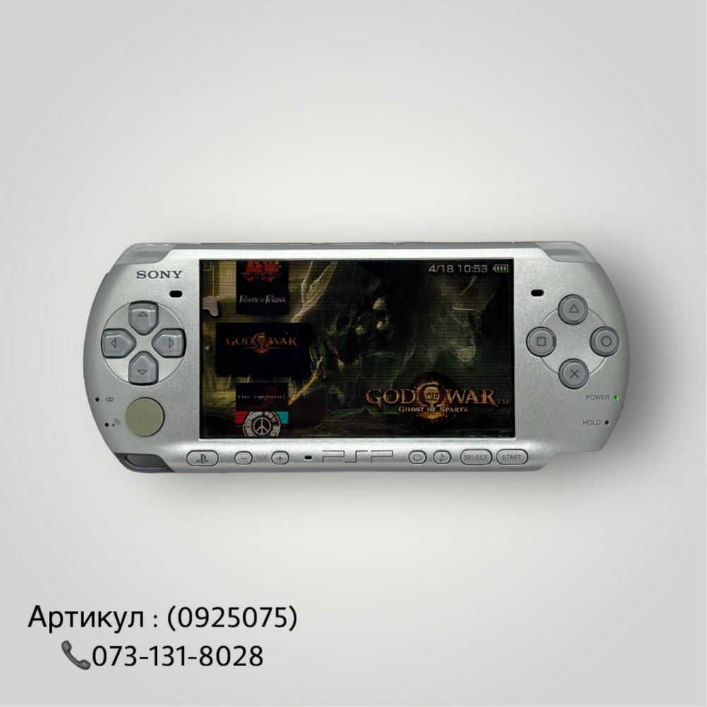 Ігрова приставка Sony PlayStation PSP-3000 Mystic Silver 32gb ІДЕАЛ