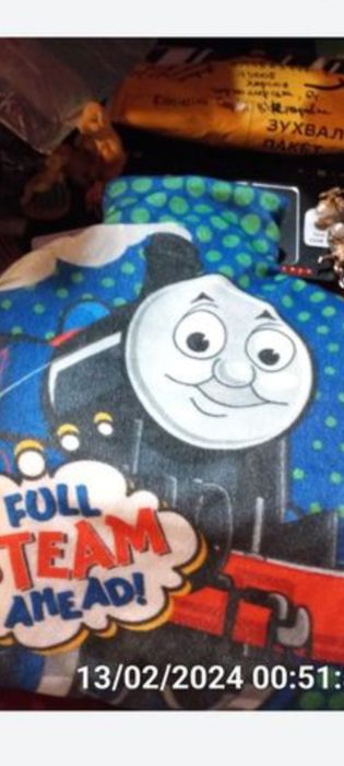 Быт чехол для обычной резиновой грелки паровозик томас