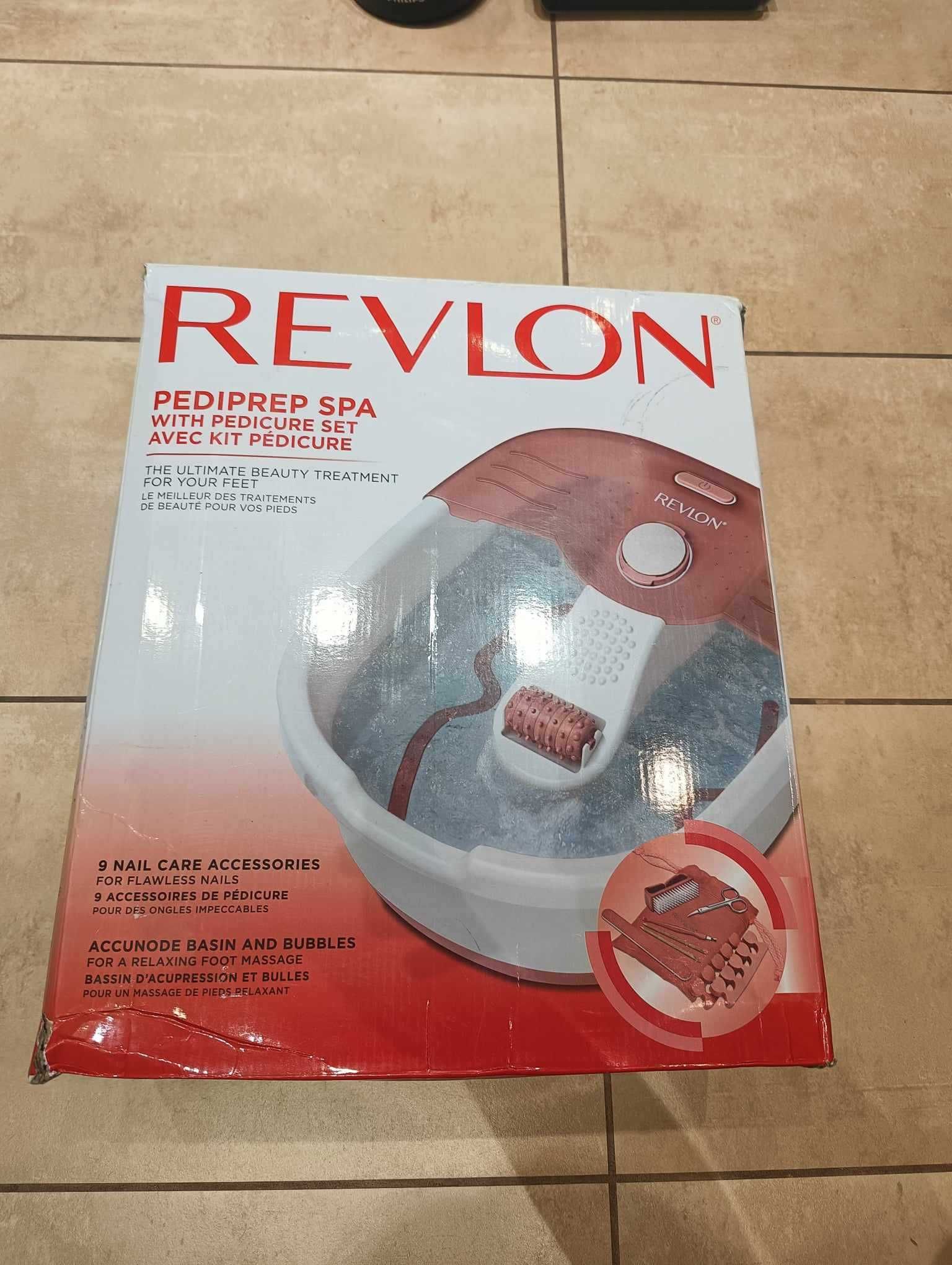 Revlon Pediprep pedicure Spa masażer stóp z akcesoriami do pedicure