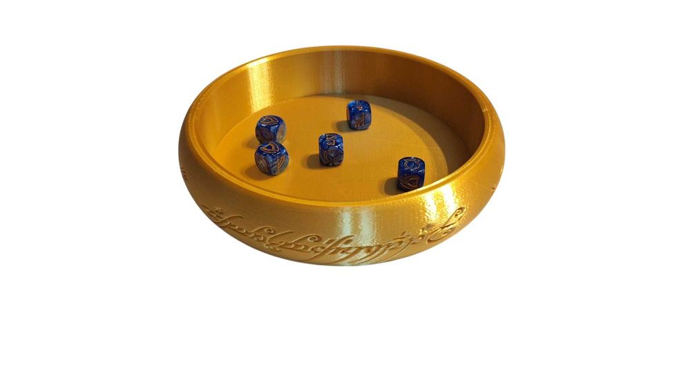 Tacka na kości motyw pasujący do Władca Pierścieni Wojna o pierścień