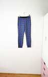 niebieskie legginsy w serca