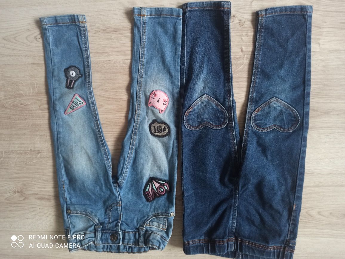 Spodnie jeans dla dziewczynki 98