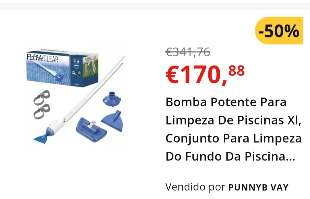 Aspirador para piscina