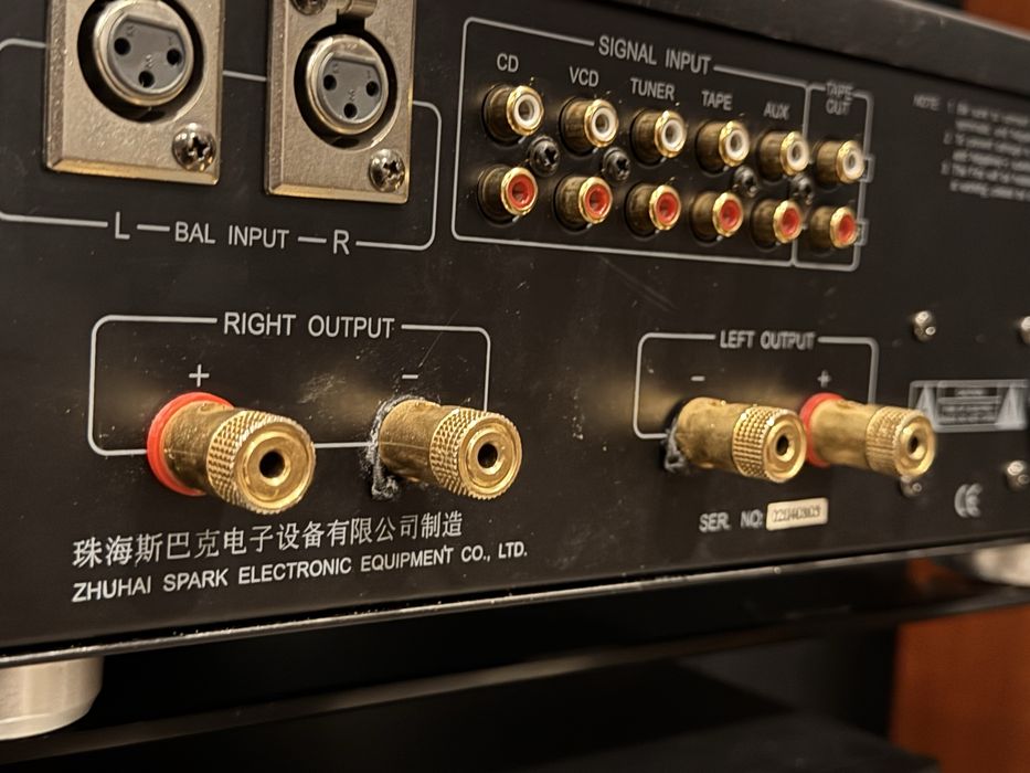 Cayin 265ai klasa A dual mono wzmacniacz stwrwo XLR pilot