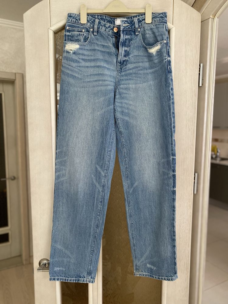 Прямі сині джинси asos, L розмір