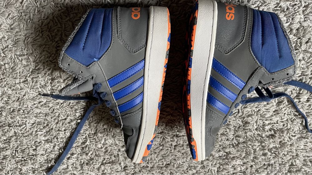 ADIDAS Hoops Mid Buty dziecięce ocieplane rozmiar 36