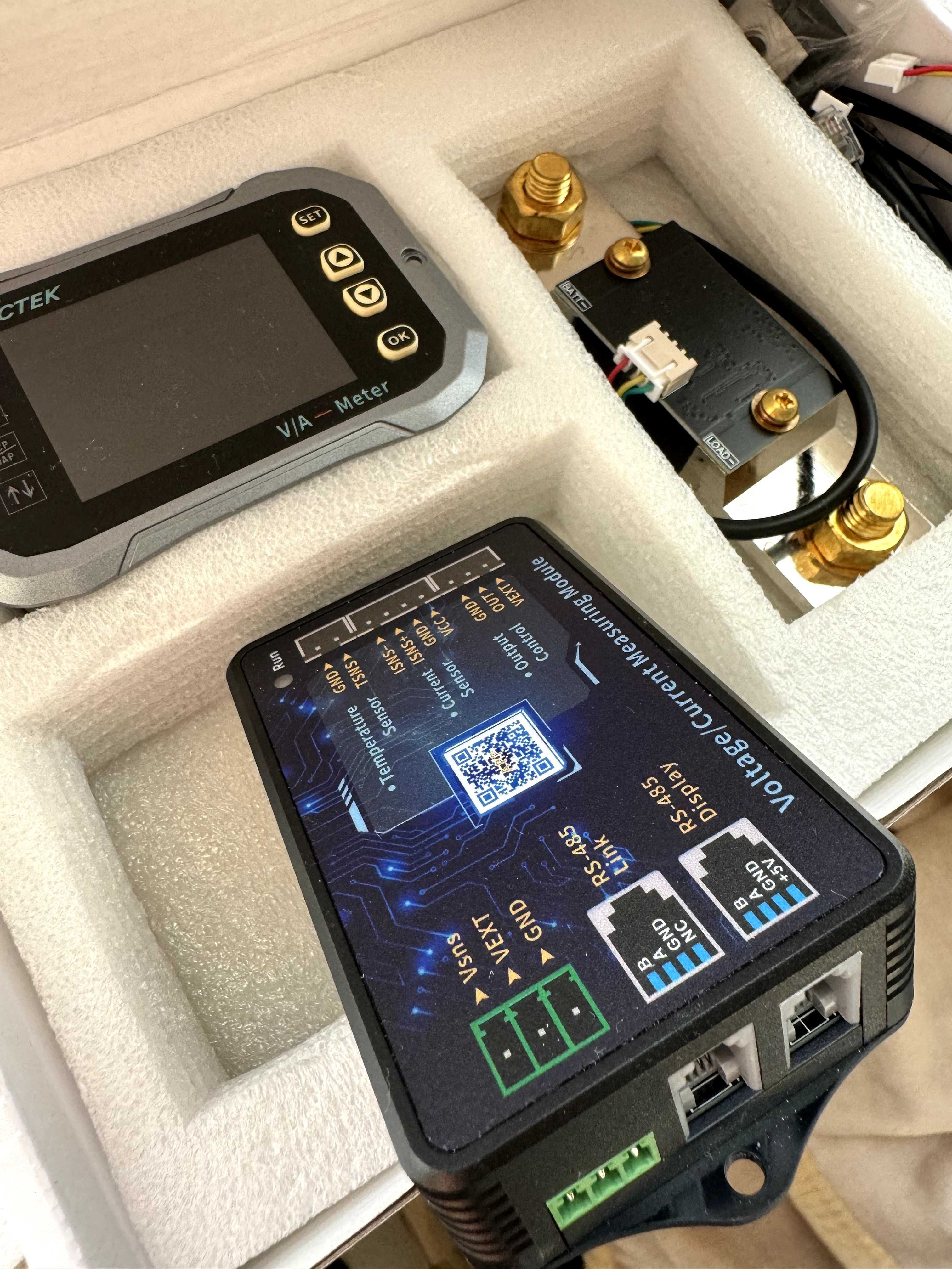 Монітор акумулятора LiFePO4 140А, Bluetooth - напруга,струм,ємність
