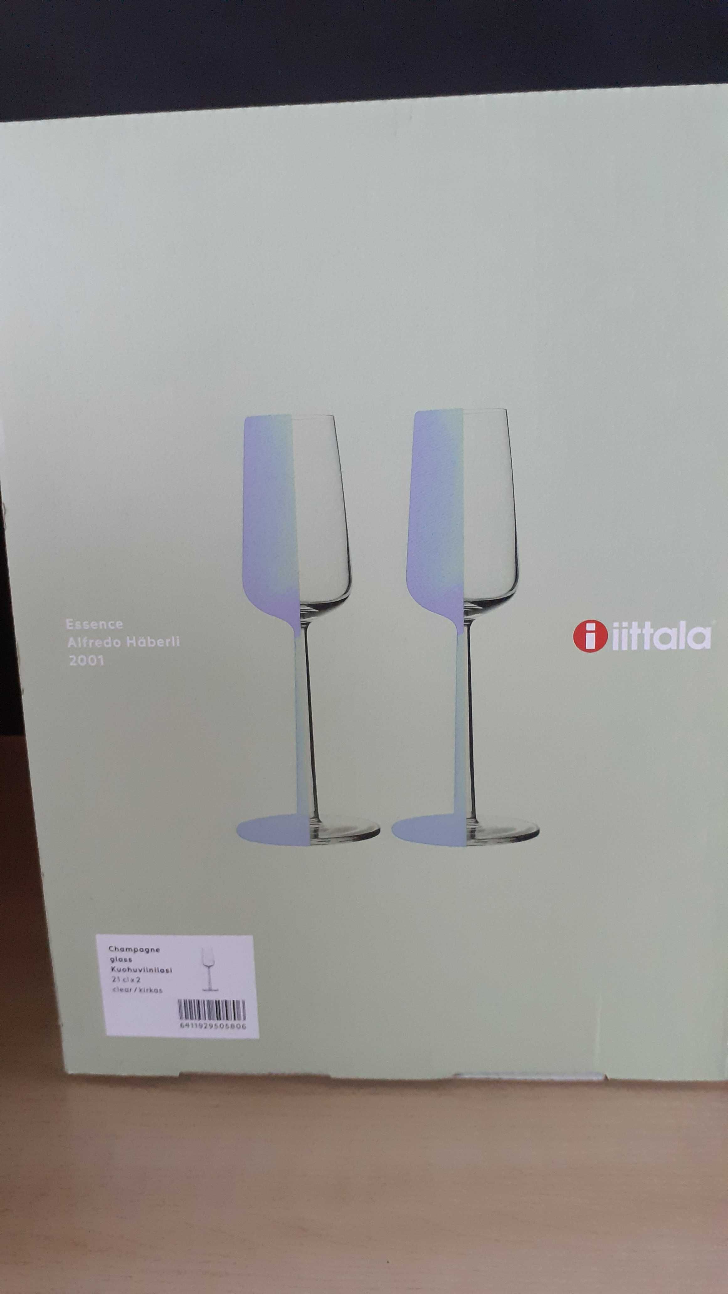 2 kieliszki do szampana, proseco. iittala Essence. Nowe