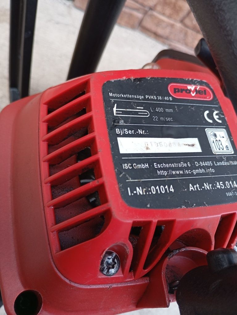 Продам бензопилу proviel моделі  CS38