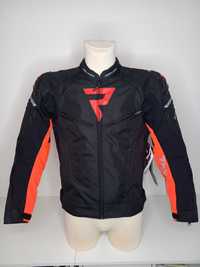 Męska Kurtka Motocyklowa Tekstylna Rebelhorn Vandal Black/Orange 4xl