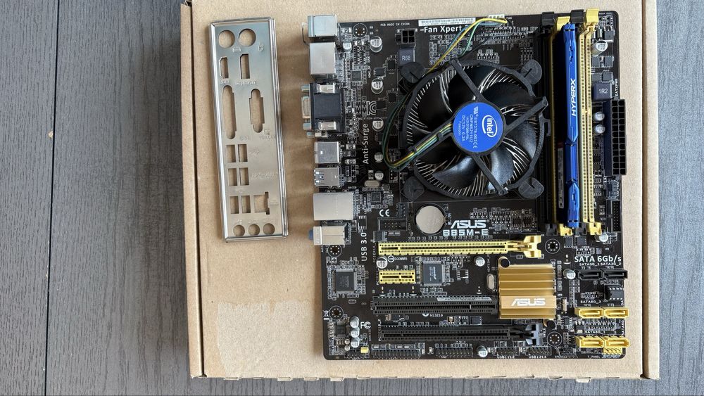 Płyta główna Asus B85M-E cpu+ram, rgb, hdmi, dp - zestaw 2