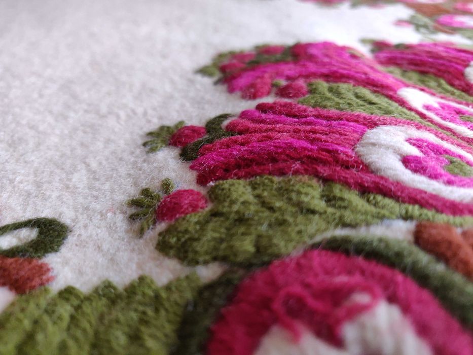 Uroczy kilim, makatka, obrus ludowy, serweta