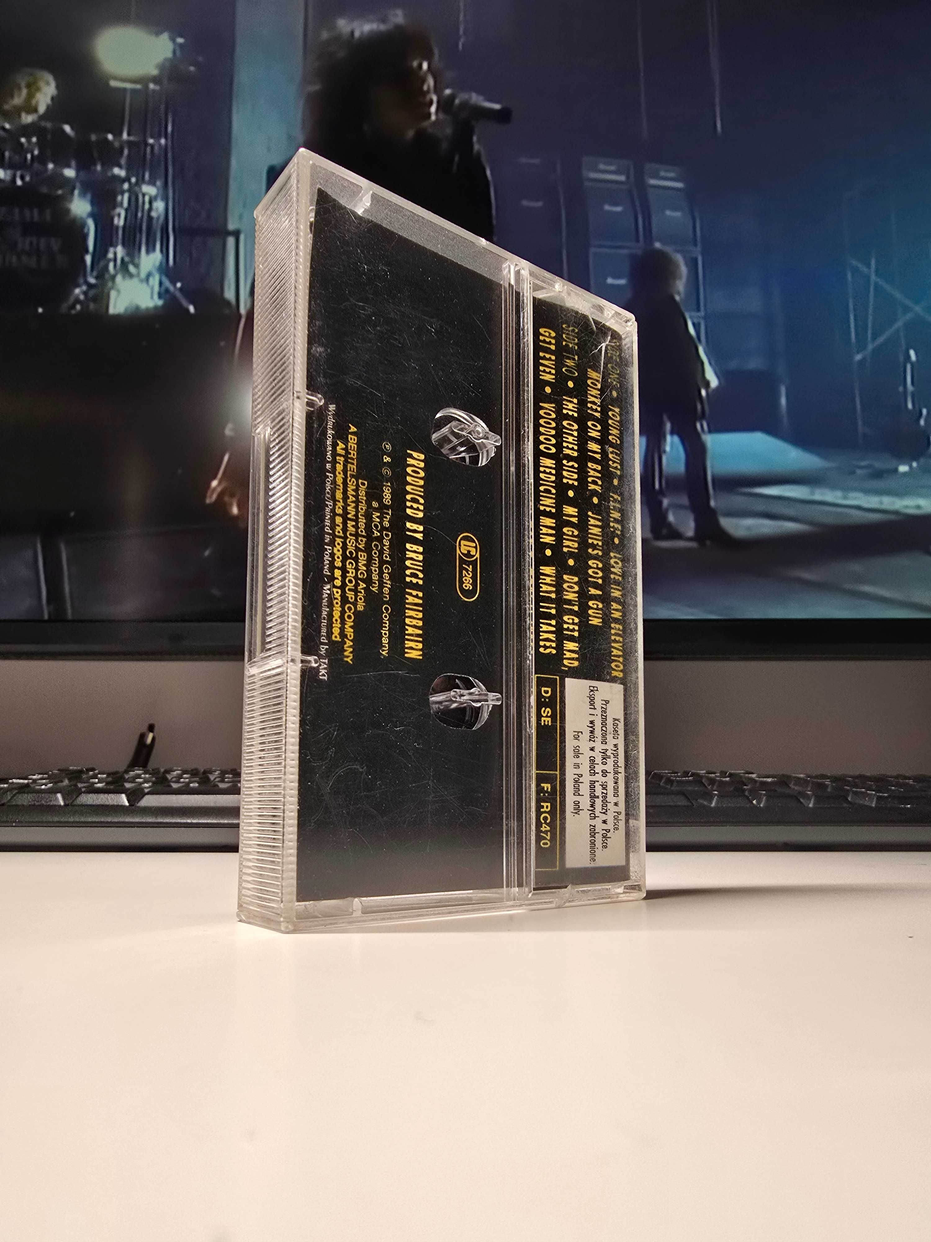 Aerosmith "Get A Grip", "Pump" - oryginalne kasety.